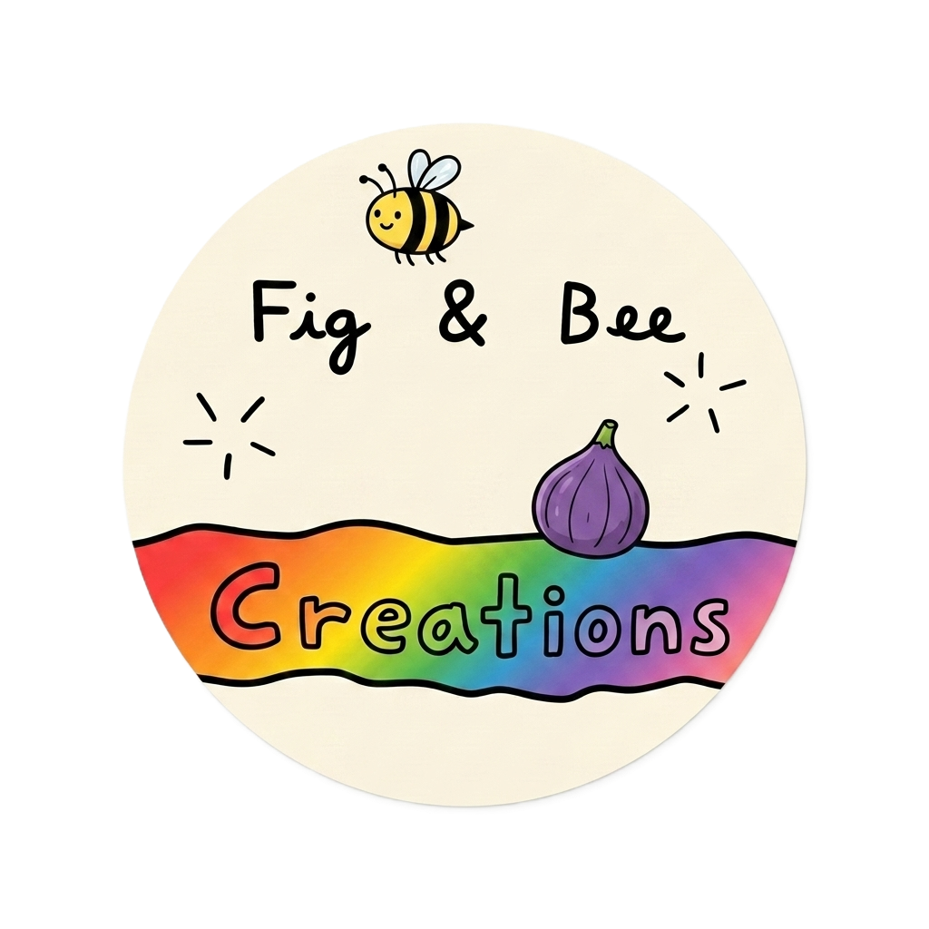 Fig & Bee Creations sticker logo